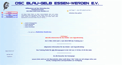 Desktop Screenshot of osc-blau-gelb.de